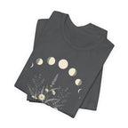 Lavender and Daisy Moon Phases T-Shirt