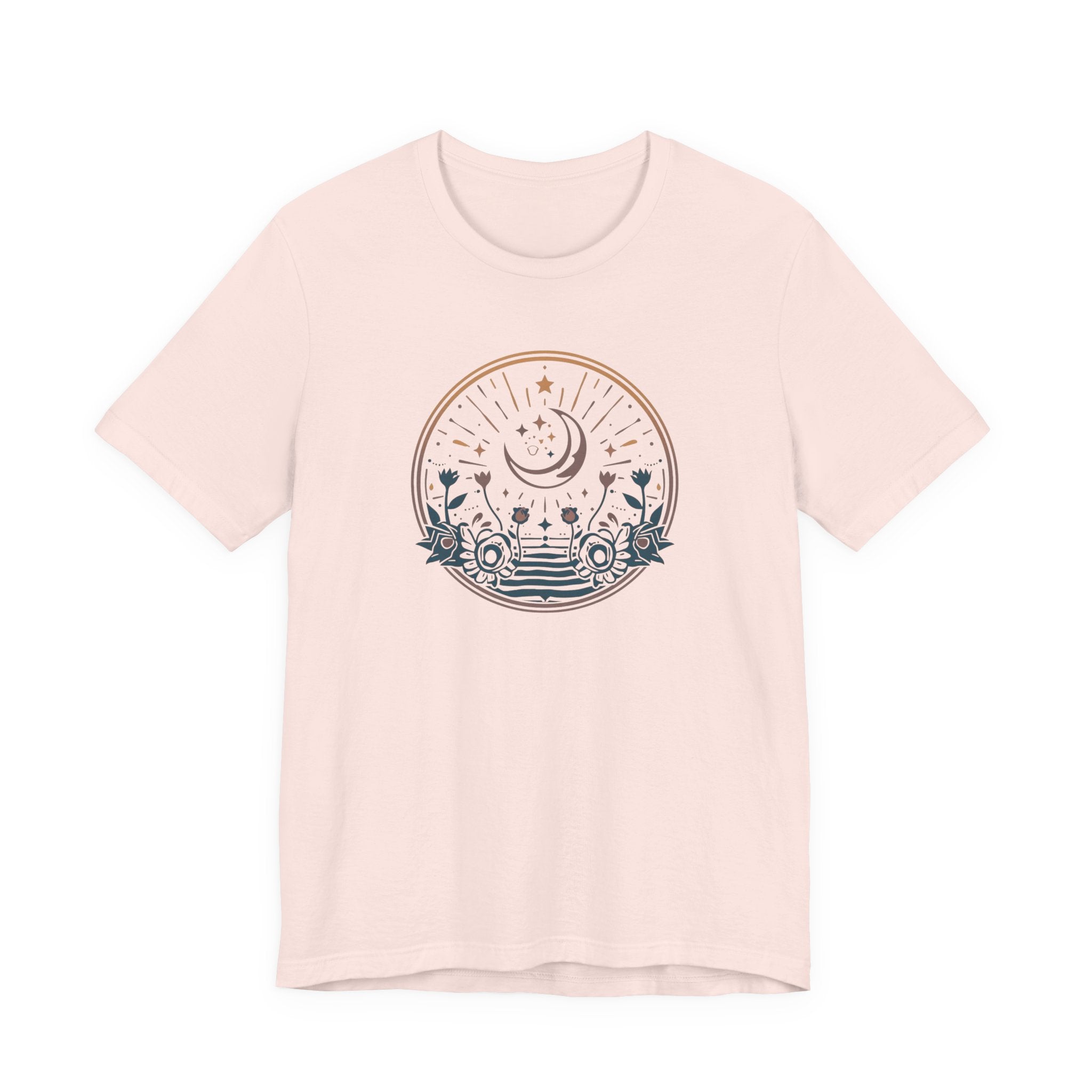 Vintage Celestial Floral Horizon T-Shirt