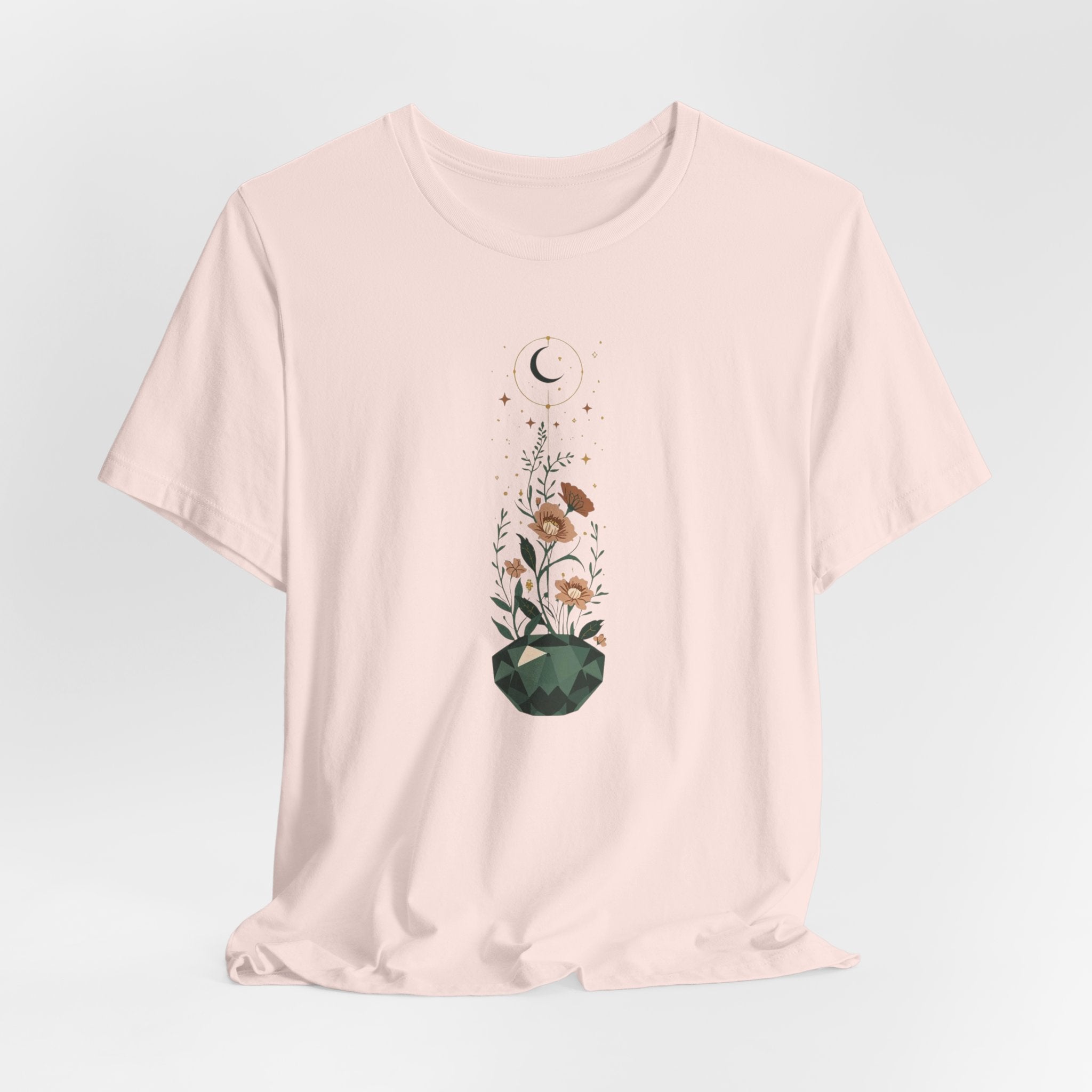 Celestial Crystal Garden Graphic T-Shirt