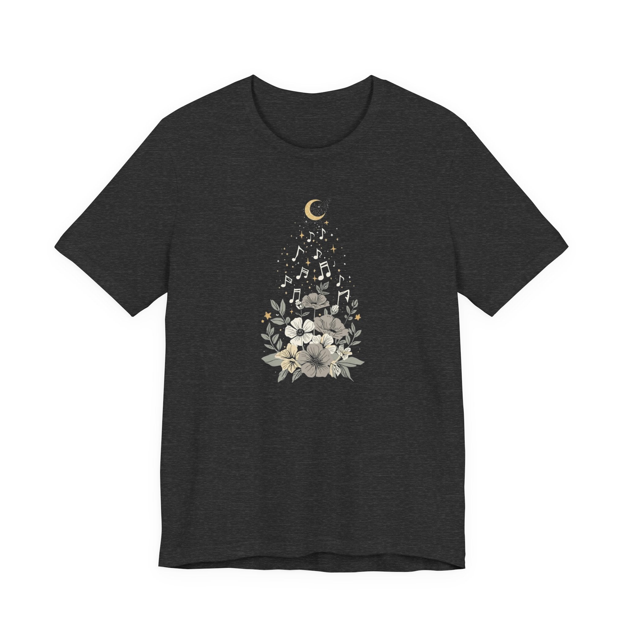 Moonlit Melody Floral T-Shirt