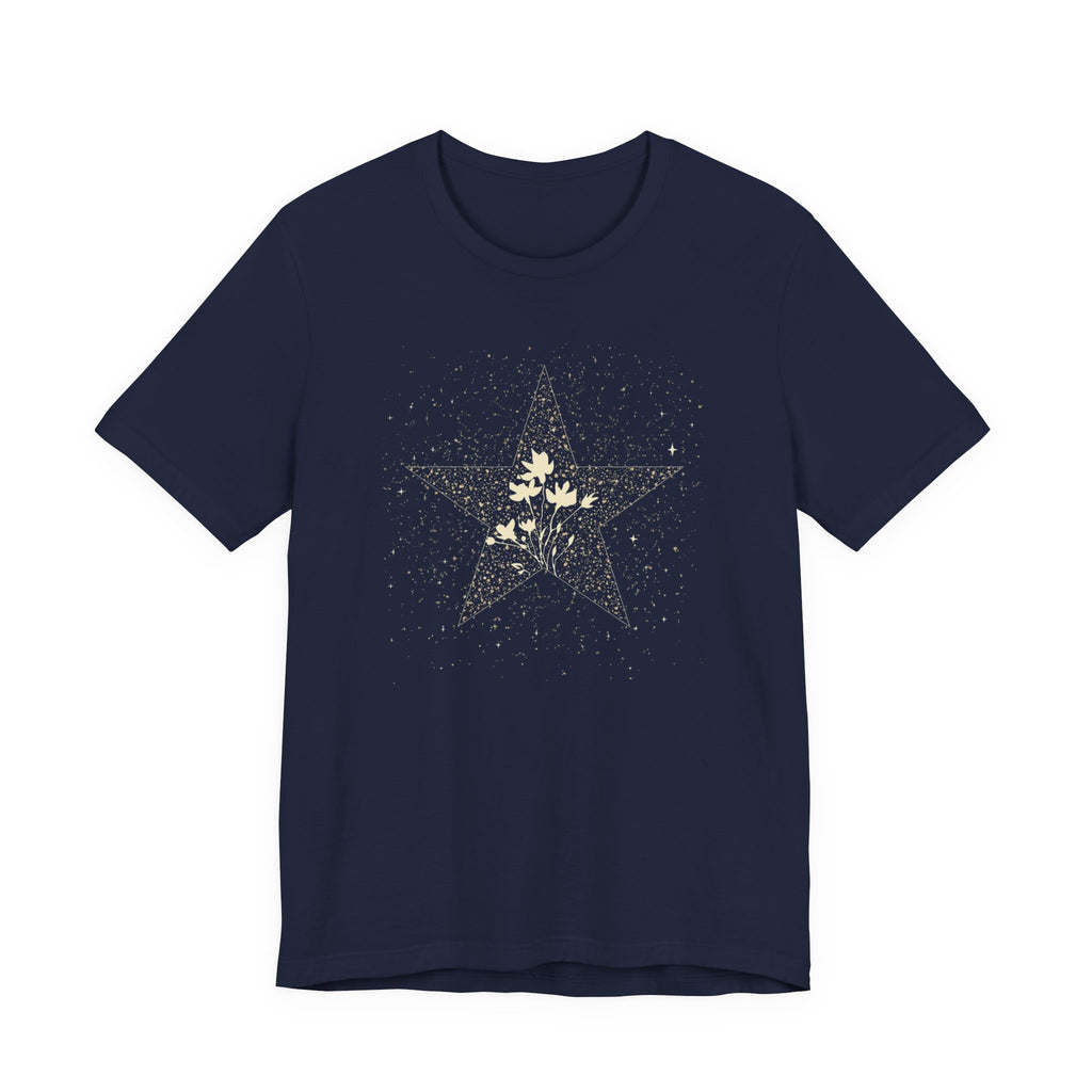 Celestial Floral Starburst Graphic T-Shirt