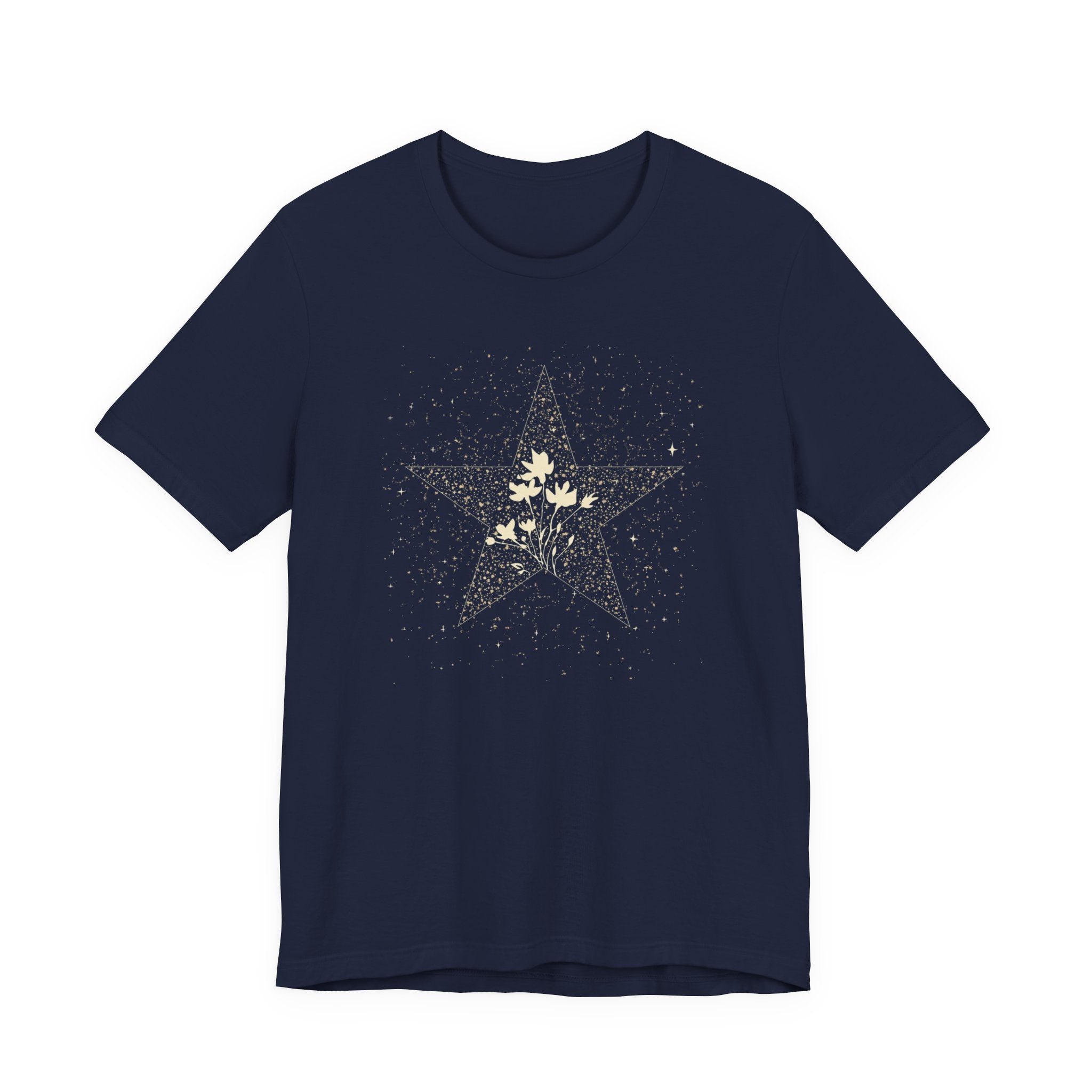 Celestial Floral Starburst Graphic T-Shirt