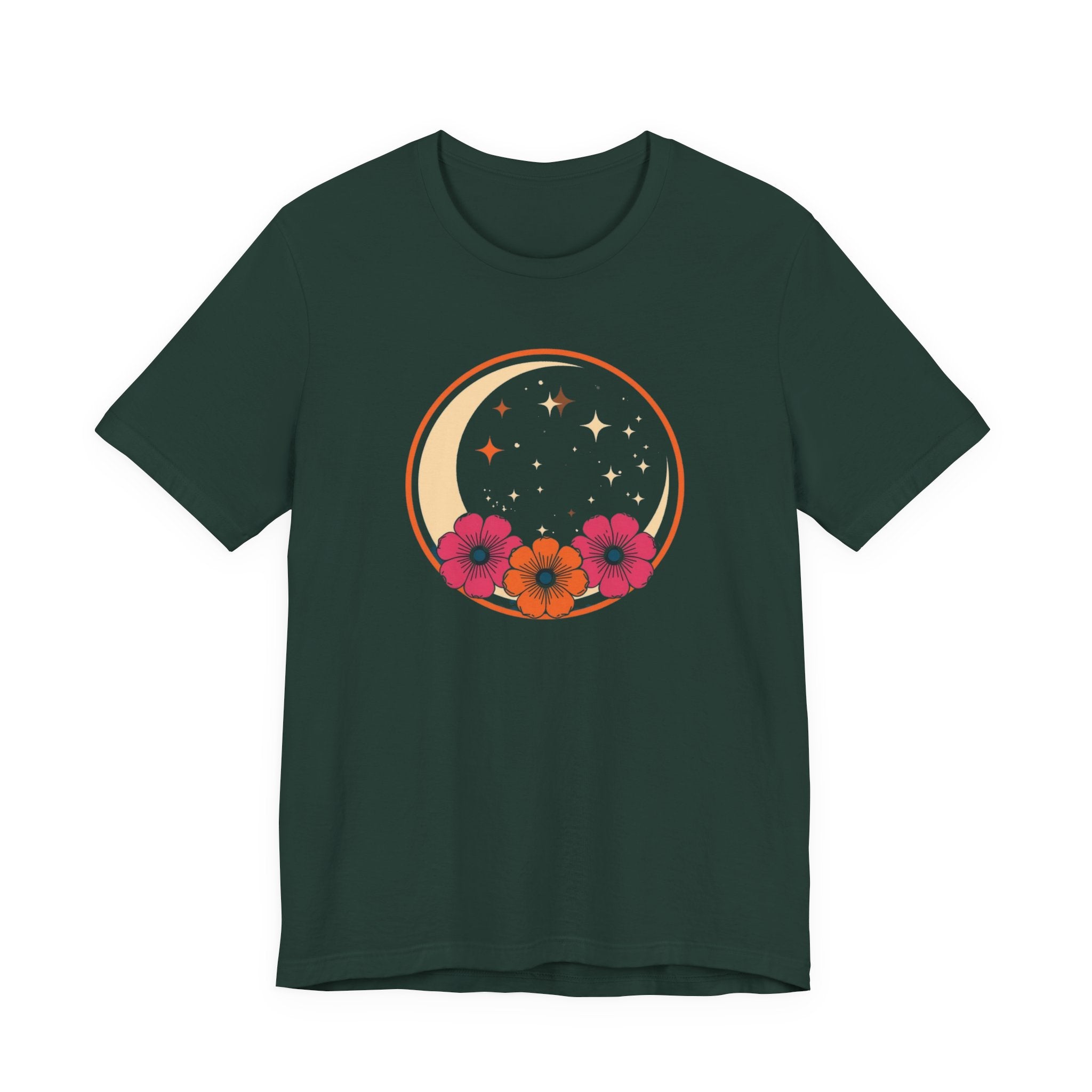 Tropical Crescent Moon T-Shirt