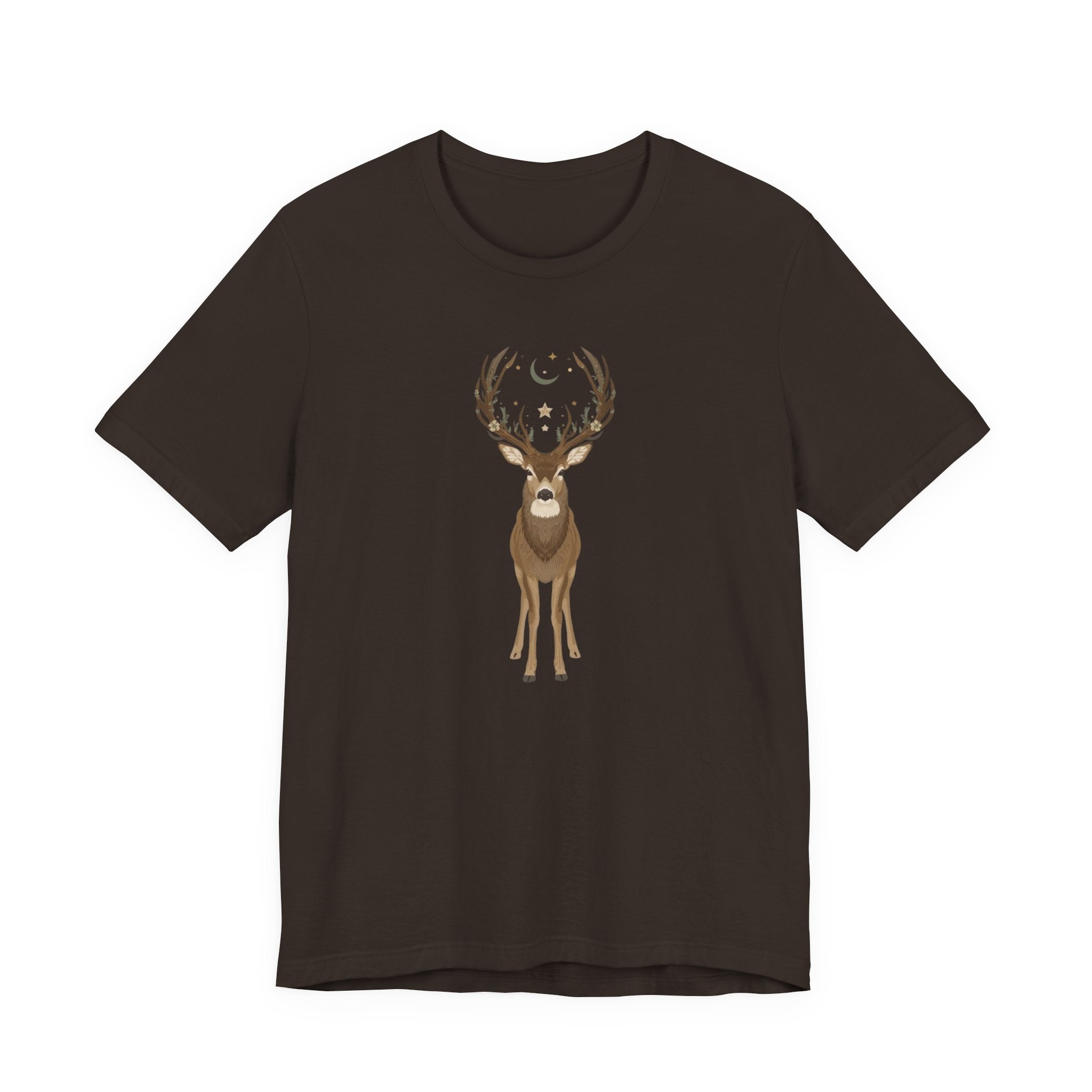 Celestial Stag Woodland Graphic T-Shirt