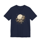 Celestial Moon & Roses Graphic T-Shirt