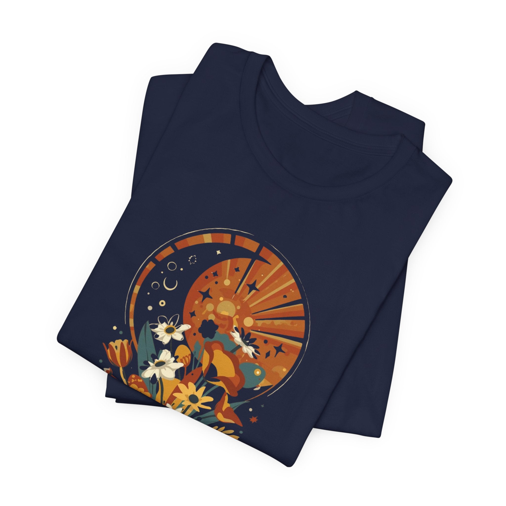 Cosmic Garden Sunset Women’s Graphic T-Shirt