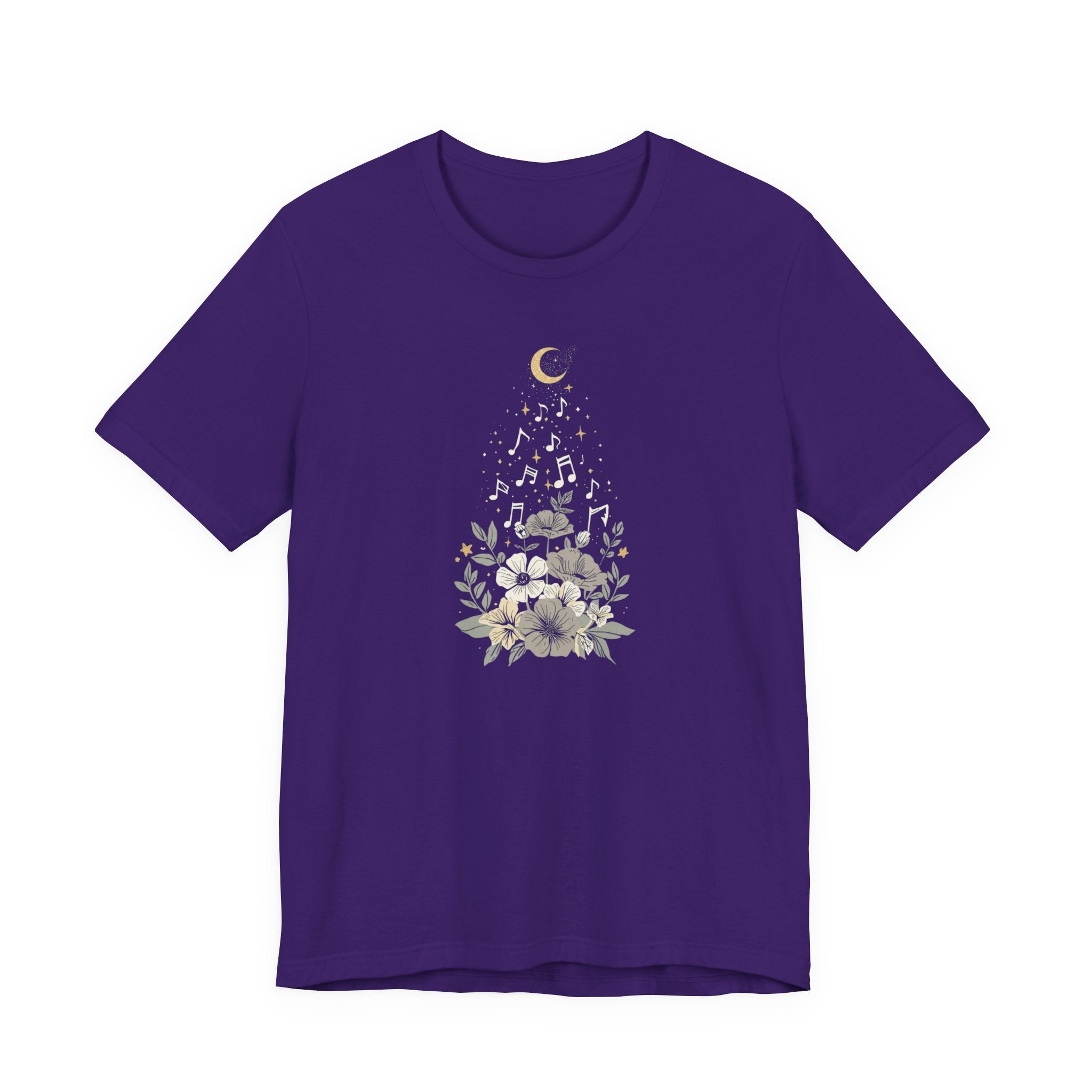 Moonlit Melody Floral T-Shirt