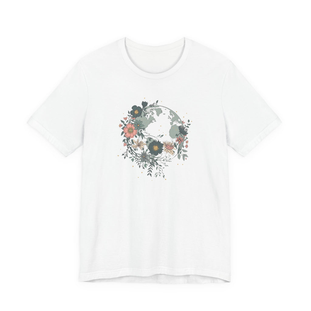 Floral Earth Graphic T-Shirt