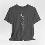 Wildflowers and Crescent Moon T-Shirt