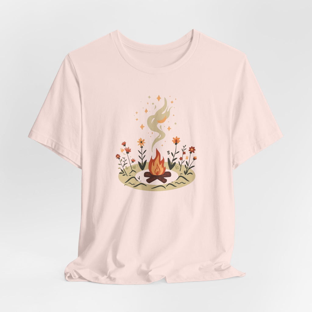 Campfire Under the Stars Graphic T-Shirt