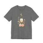 Celestial Wine & Blush Florals Graphic T-Shirt