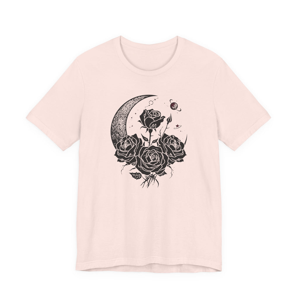 Crescent Moon and Roses T-Shirt