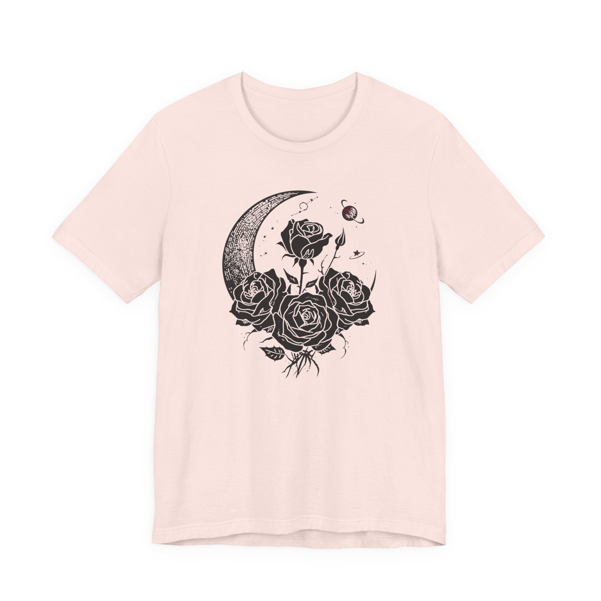 Crescent Moon and Roses T-Shirt