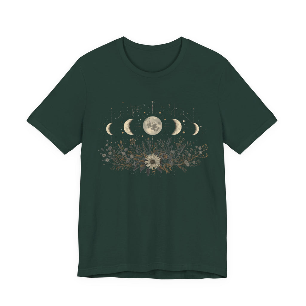 Moon Phases and Wildflowers T-Shirt
