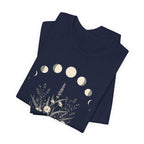 Lavender and Daisy Moon Phases T-Shirt