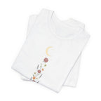 Wildflowers and Crescent Moon T-Shirt