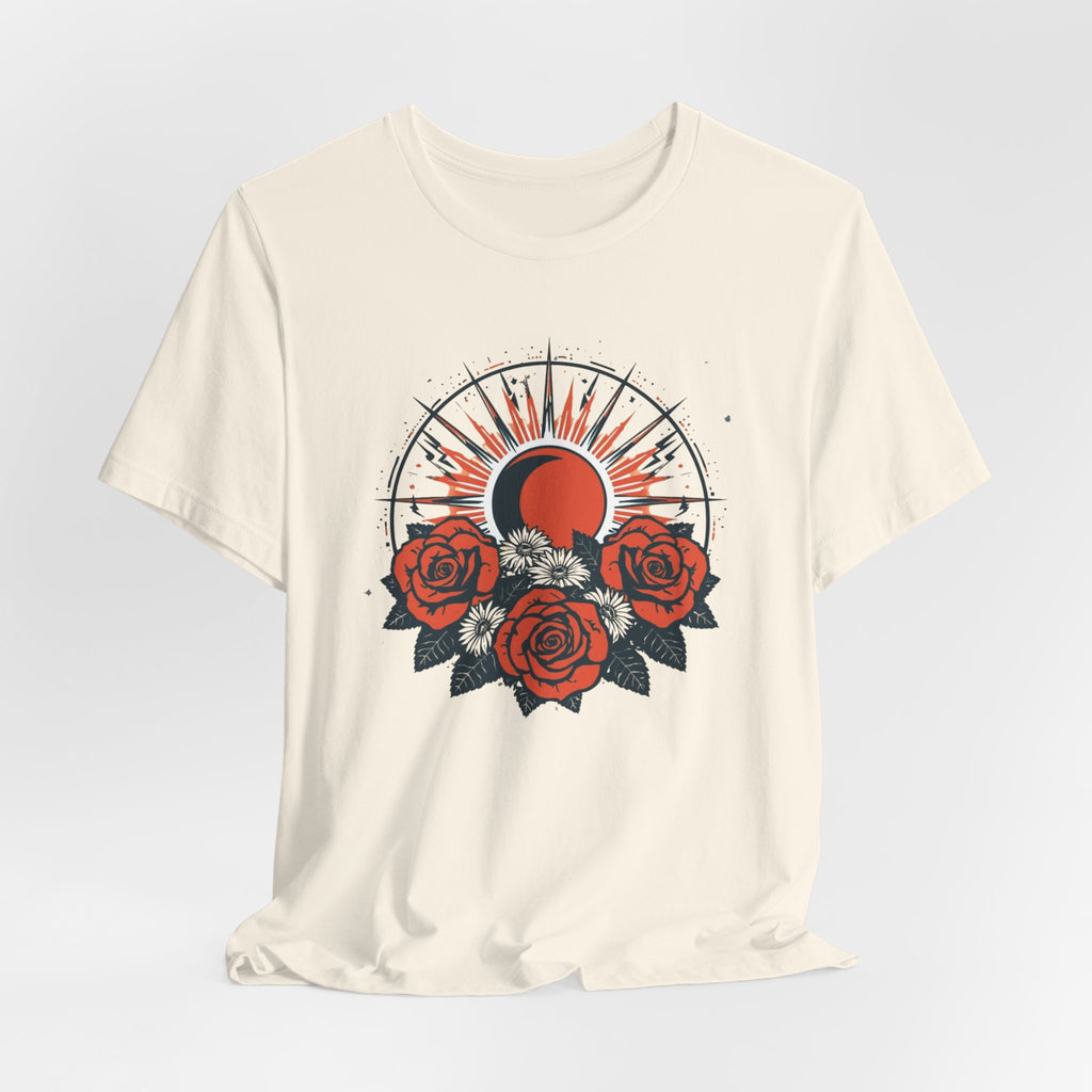 Eclipse Rose Celestial Graphic T-Shirt