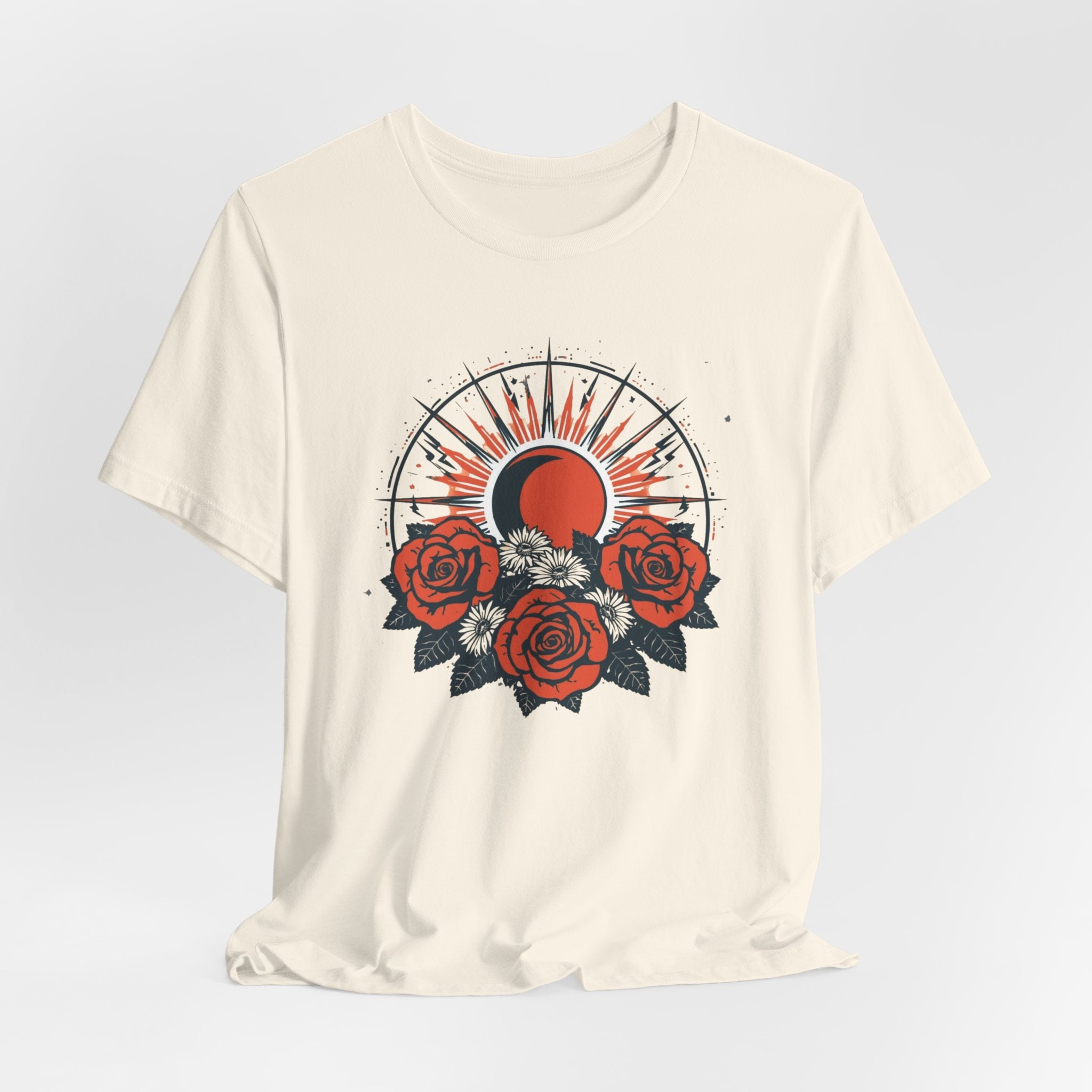 Eclipse Rose Celestial Graphic T-Shirt
