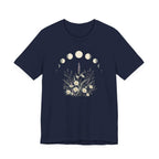 Lavender and Daisy Moon Phases T-Shirt
