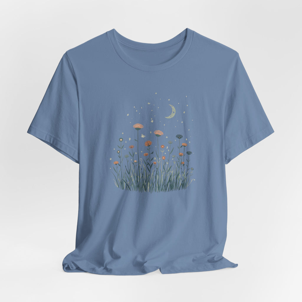 Moonlit Wildflower Meadow T-Shirt