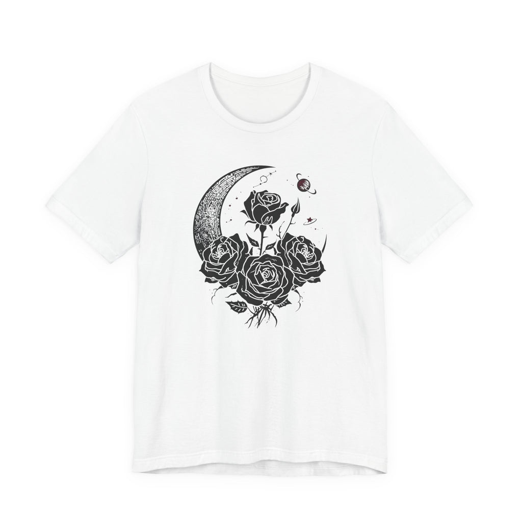 Crescent Moon and Roses T-Shirt