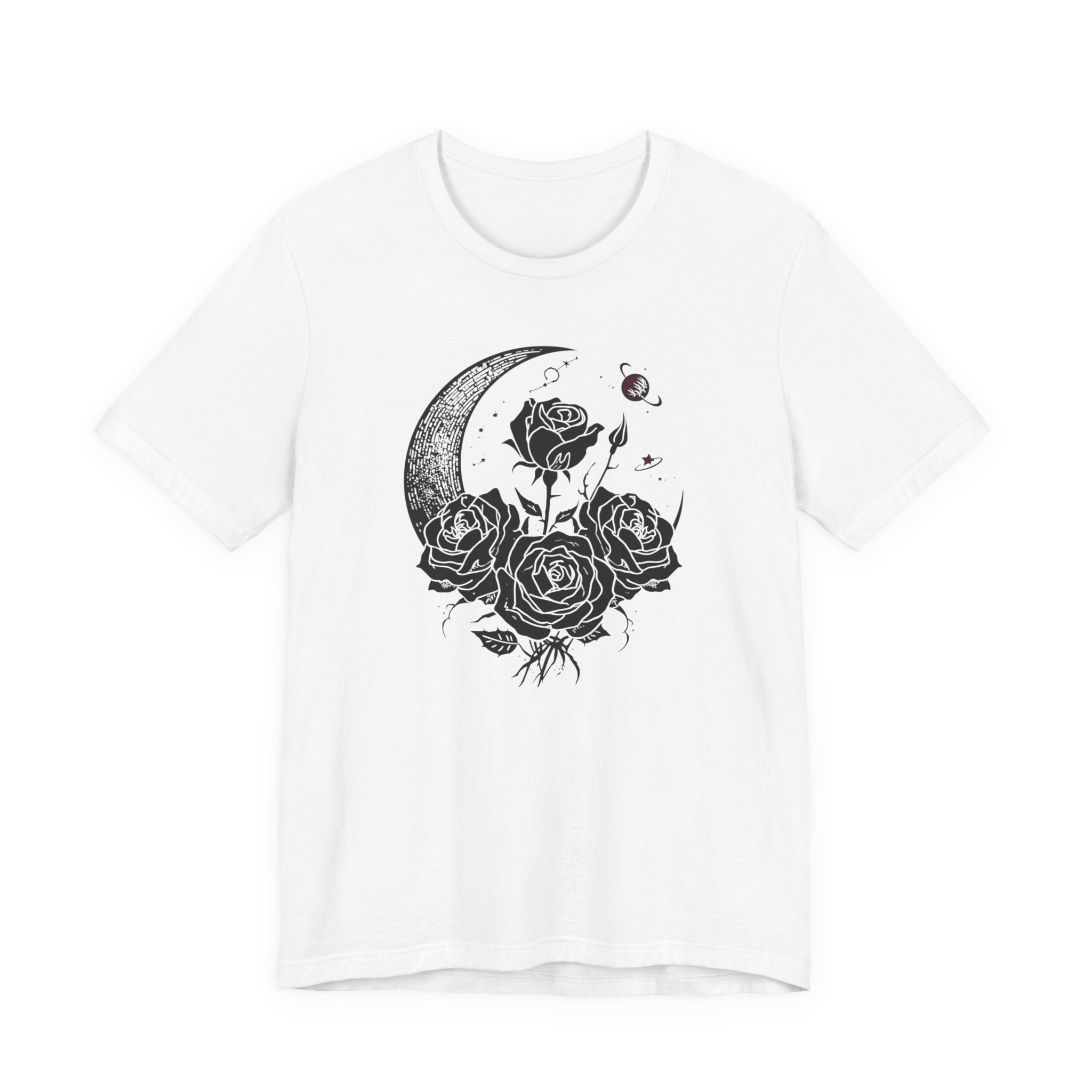 Crescent Moon and Roses T-Shirt