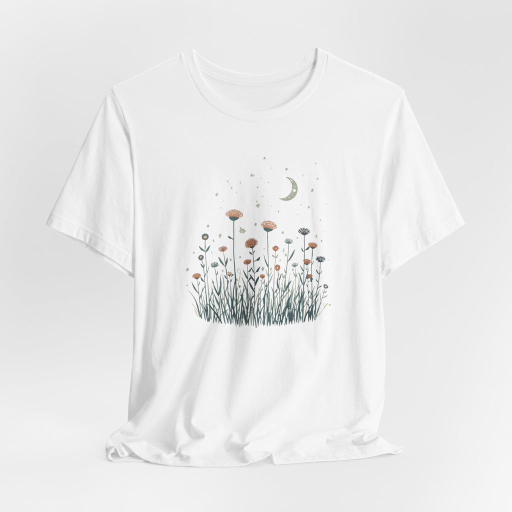 Moonlit Wildflower Meadow T-Shirt