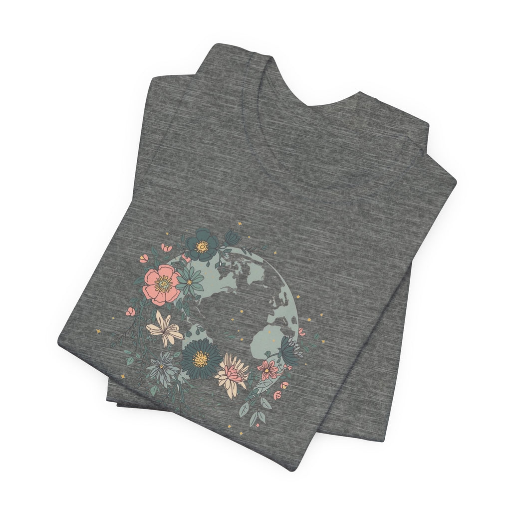 Floral Earth Graphic T-Shirt