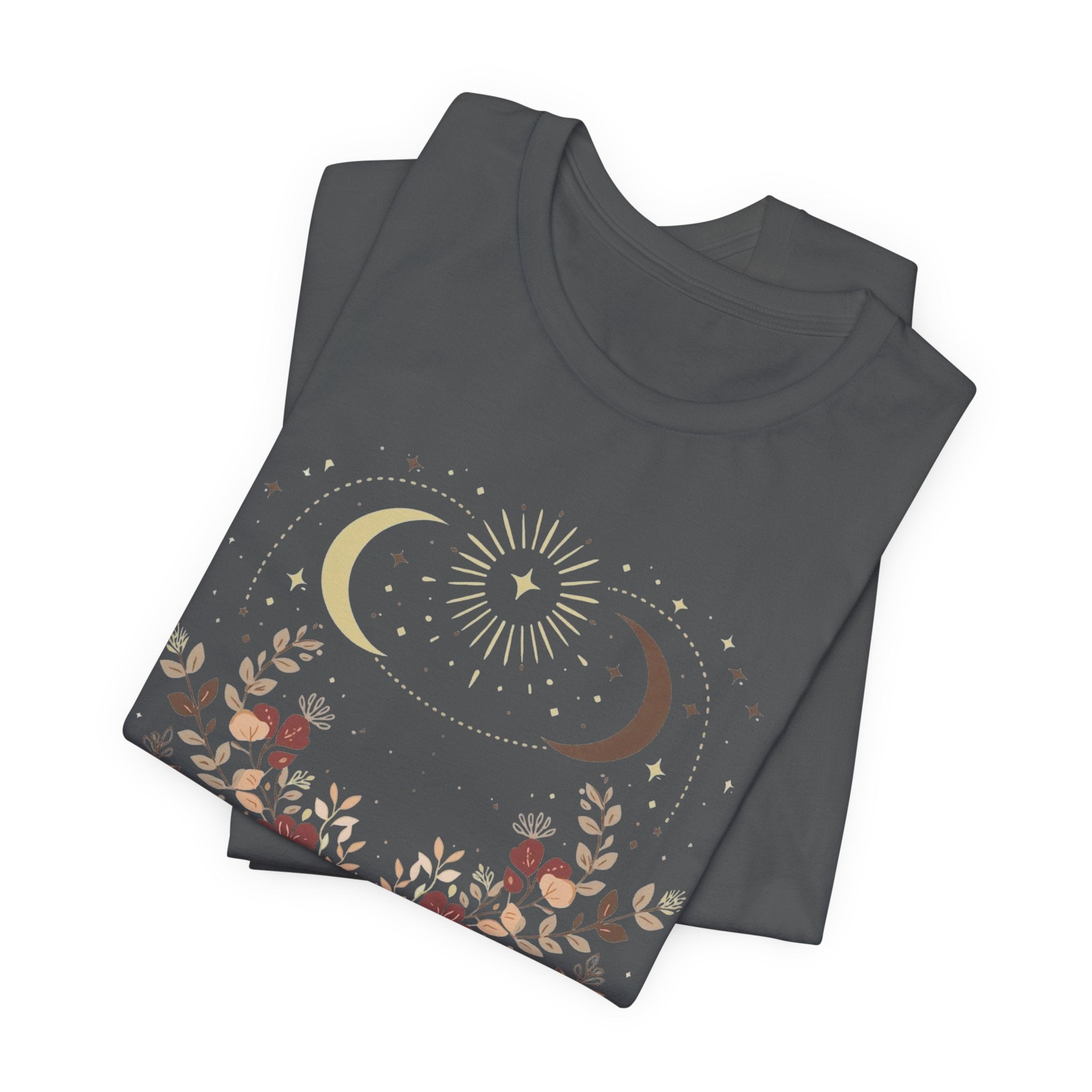 Celestial Blossom Graphic T-Shirt