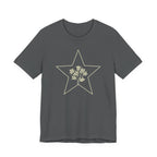 Minimalist Floral Star Graphic T-Shirt