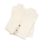 Wildflowers and Crescent Moon T-Shirt