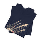 Shooting Stars & Roses Celestial Graphic T-Shirt