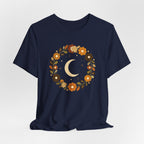 Retro Celestial Floral Wreath T-Shirt