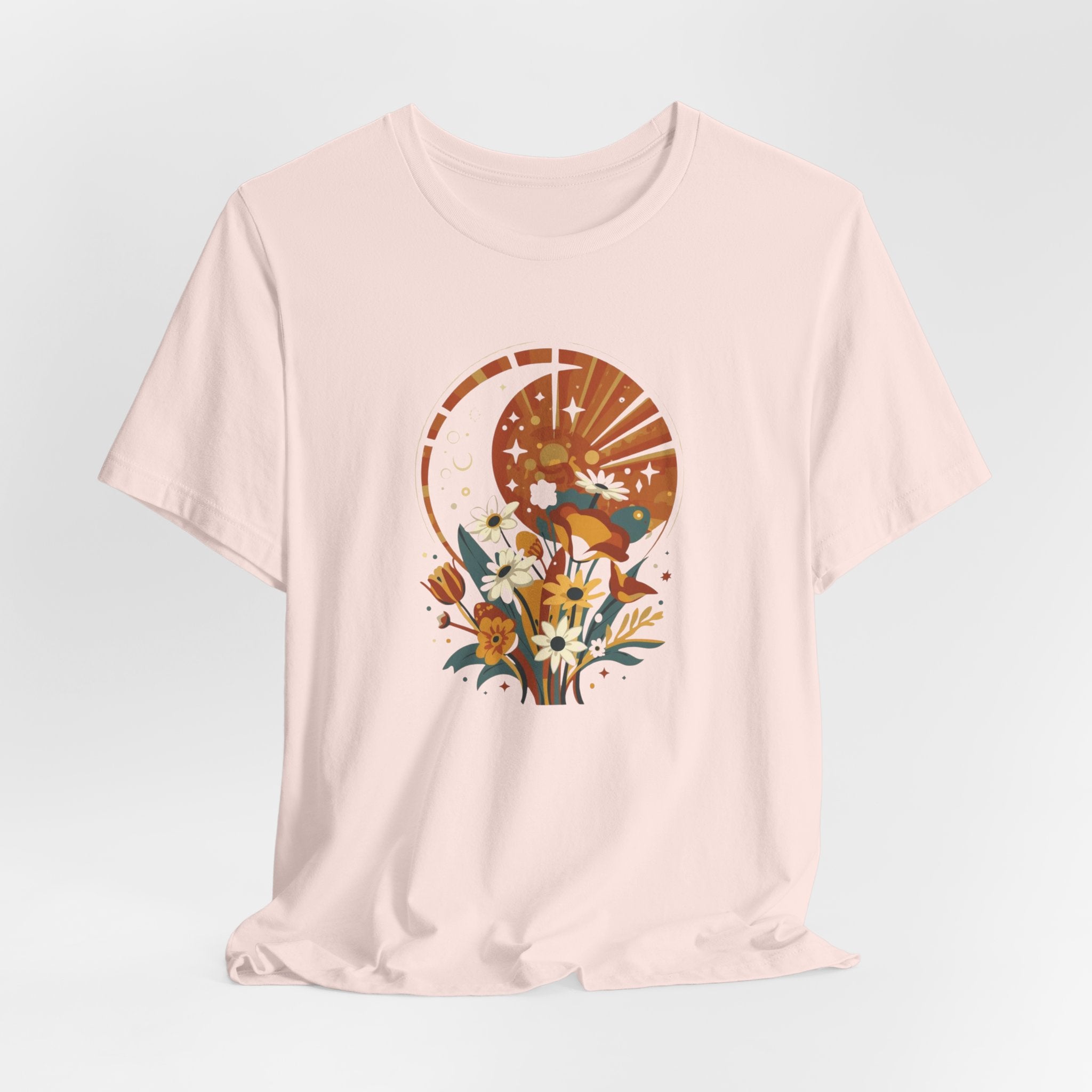 Cosmic Garden Sunset Women’s Graphic T-Shirt