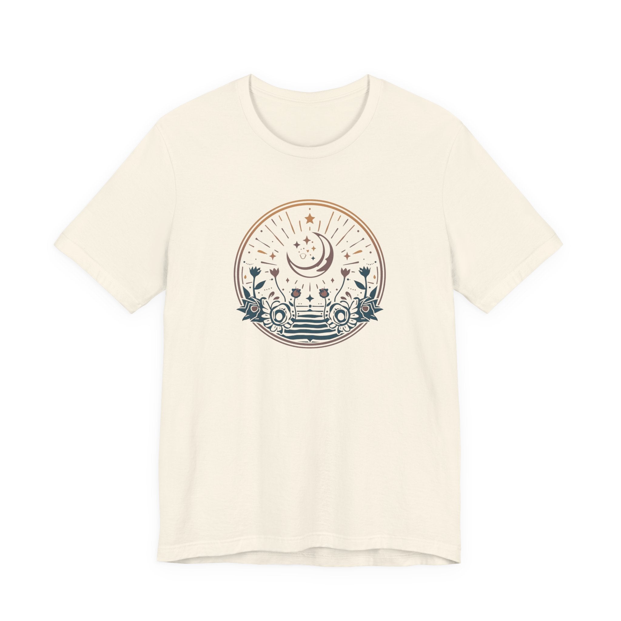 Vintage Celestial Floral Horizon T-Shirt