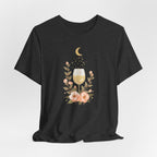 Celestial Wine & Blush Florals Graphic T-Shirt