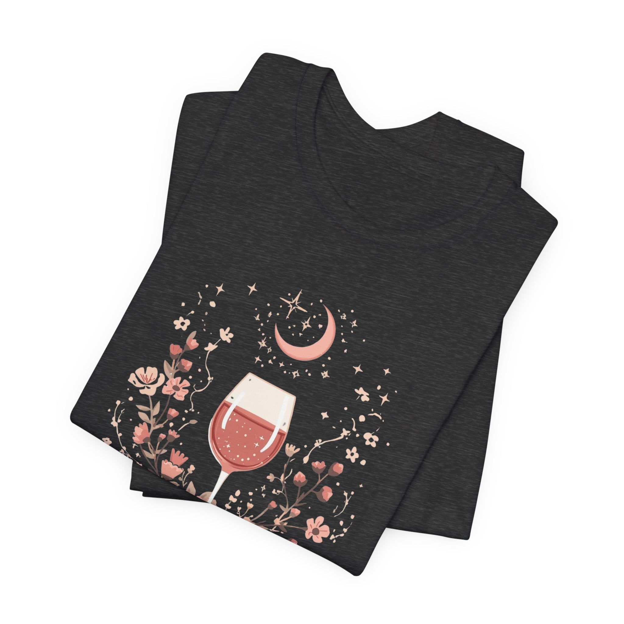 Celestial Rosé & Blush Florals Graphic T-Shirt