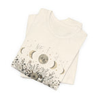 Moon Phases and Wildflowers T-Shirt