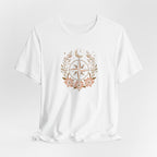 Celestial Compass Floral Graphic T-Shirt