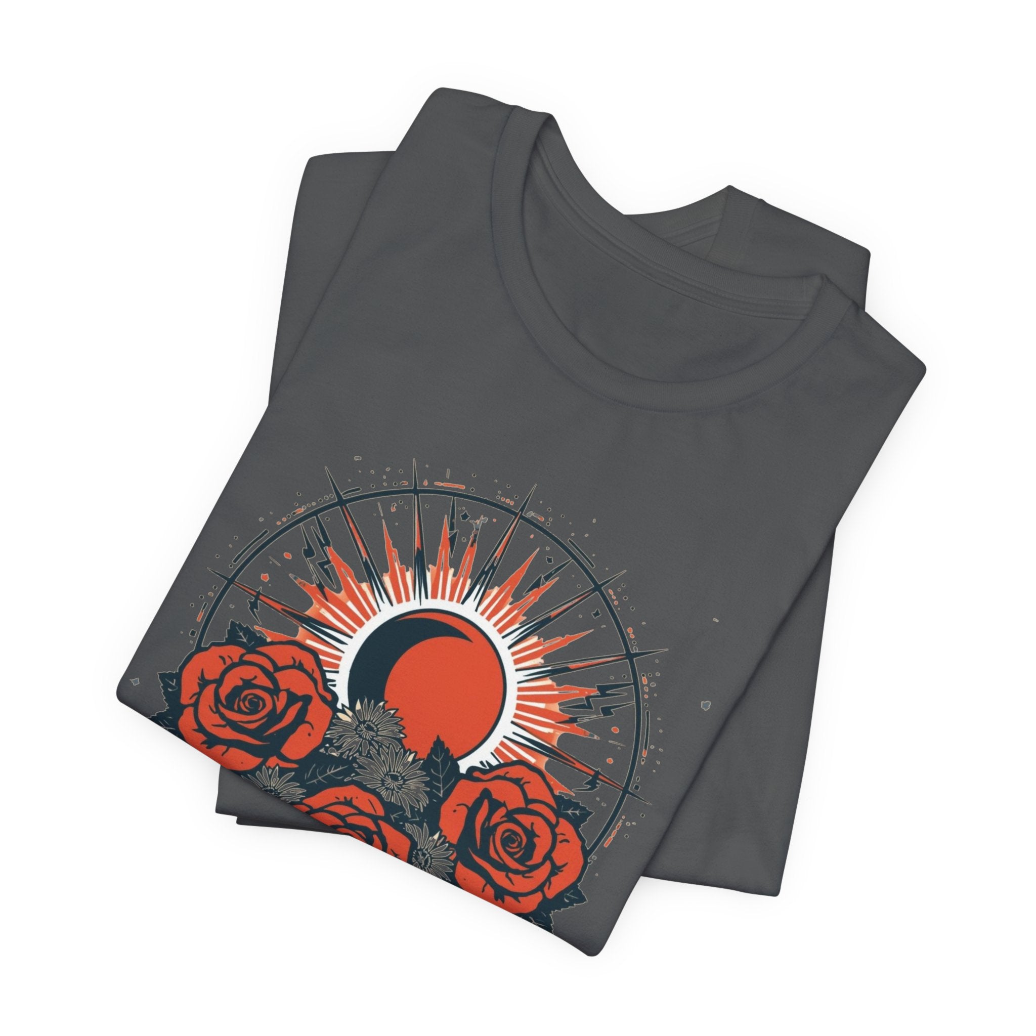 Eclipse Rose Celestial Graphic T-Shirt