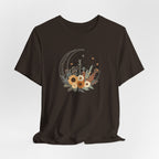 Celestial Sunflower Floral T-Shirt