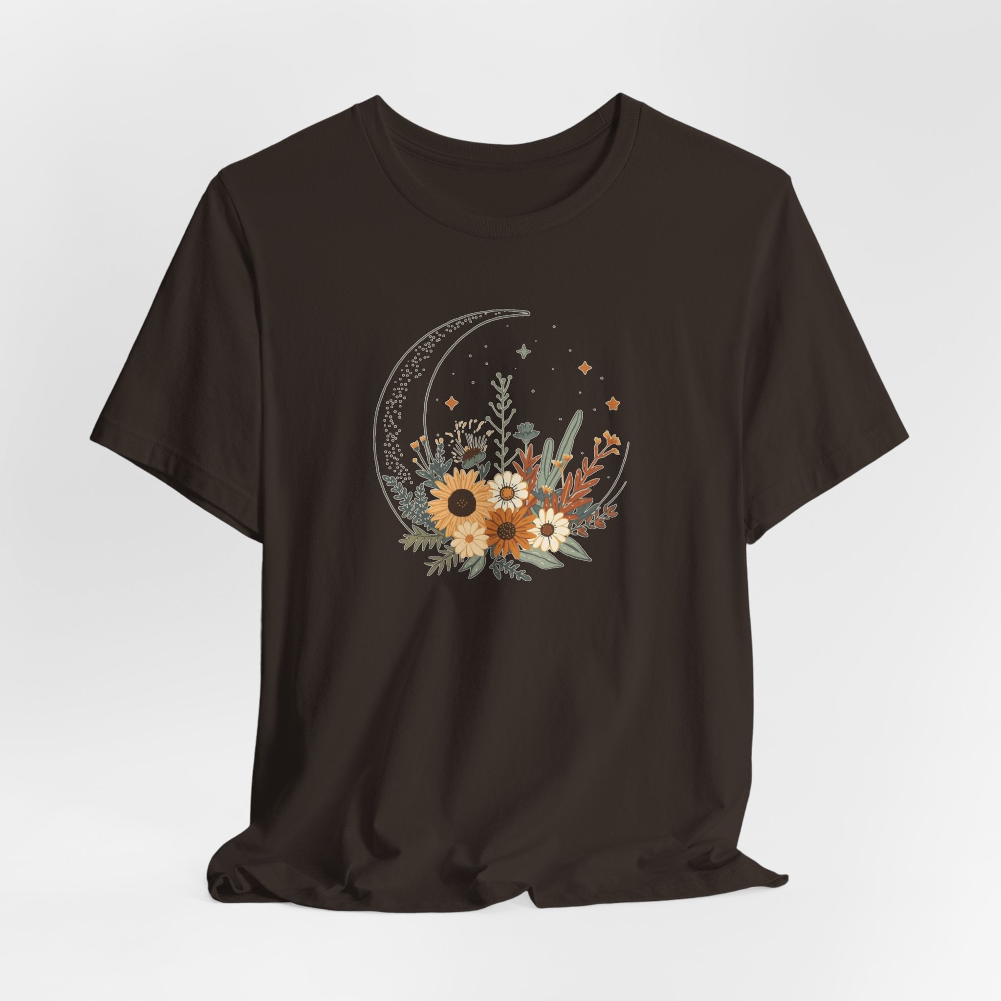 Celestial Sunflower Floral T-Shirt