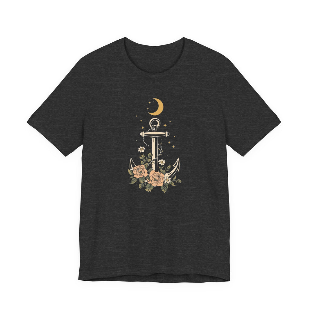 Celestial Blooming Anchor T-Shirt