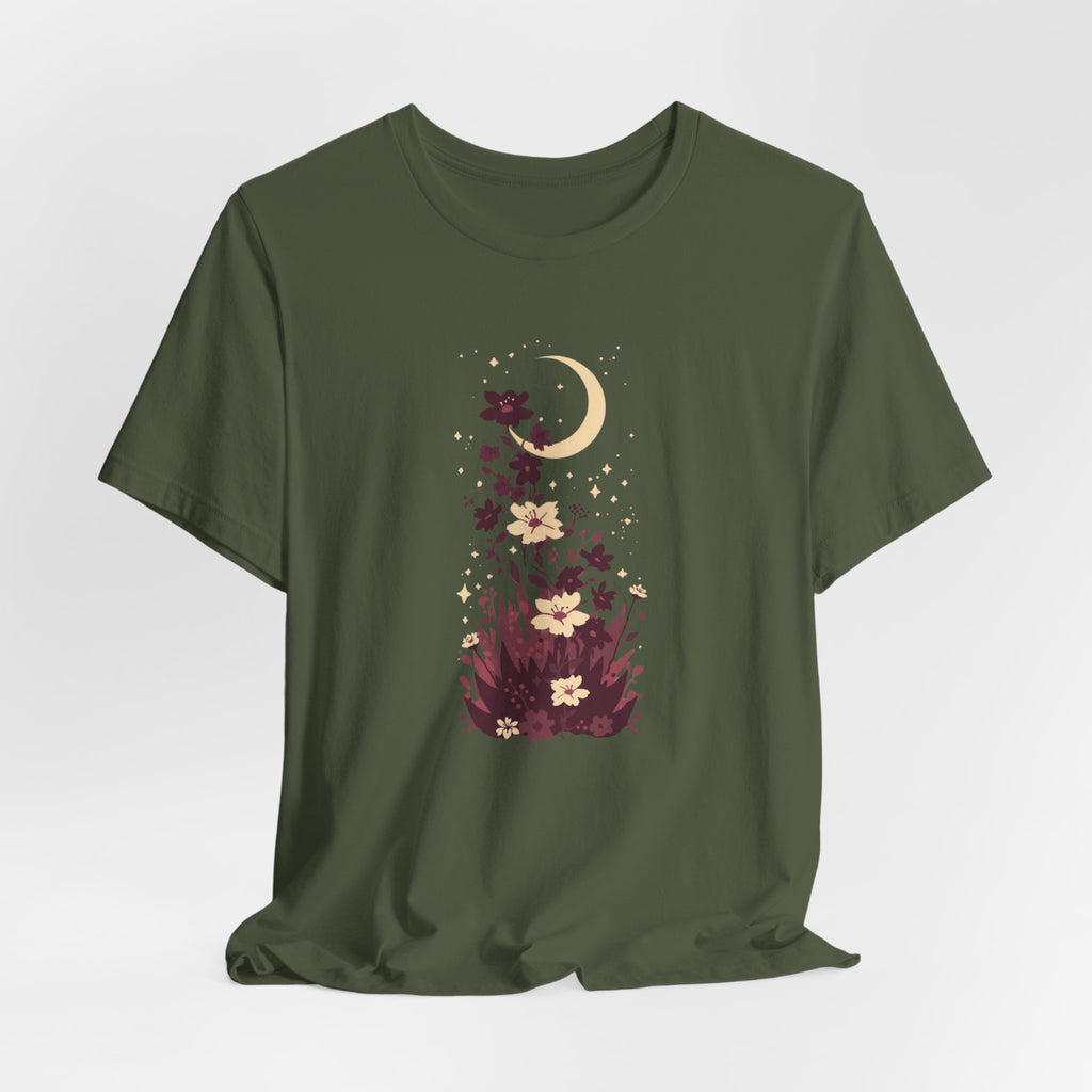 Boho Wildflower Moon Graphic T-Shirt