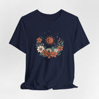 Tropical Sun & Moon Floral T-Shirt