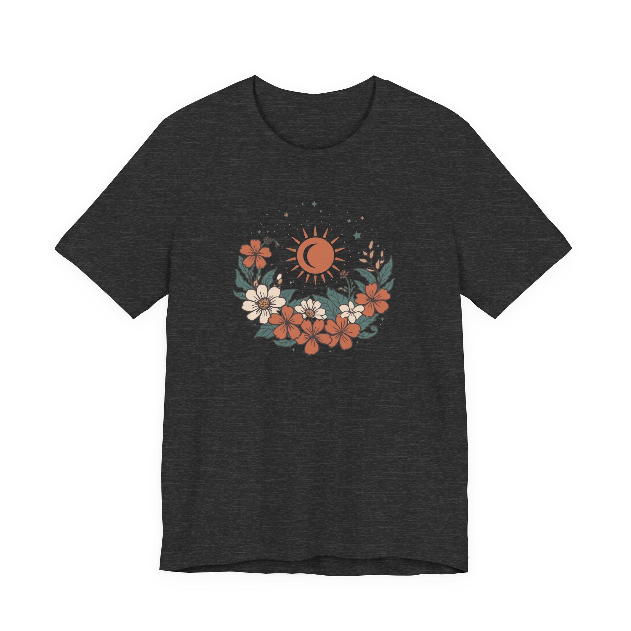 Tropical Sun & Moon Floral T-Shirt