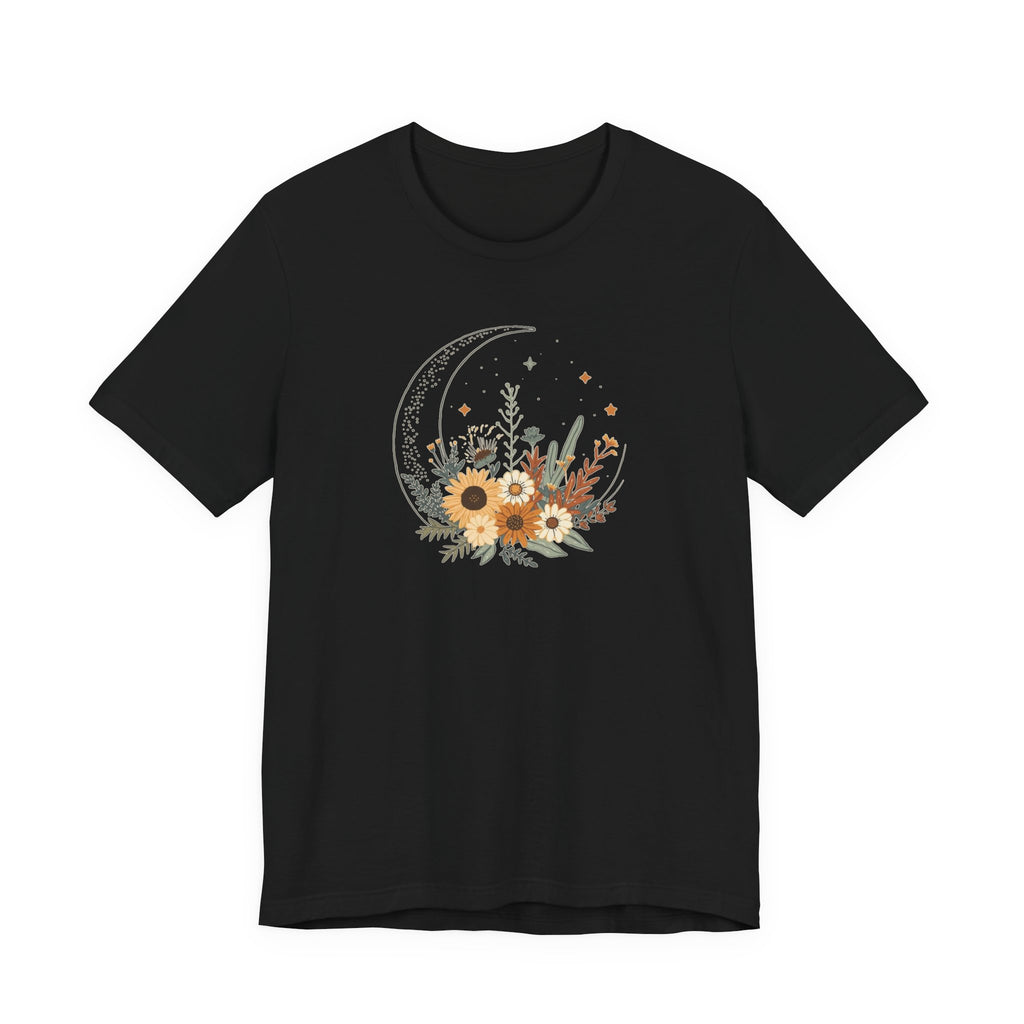 Celestial Sunflower Floral T-Shirt
