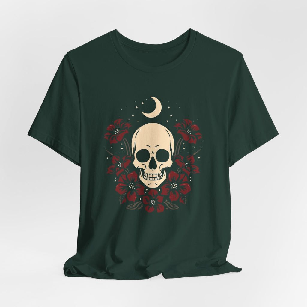 Celestial Skull and Roses T-Shirt