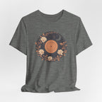 Celestial Vinyl & Wildflowers Graphic T-Shirt