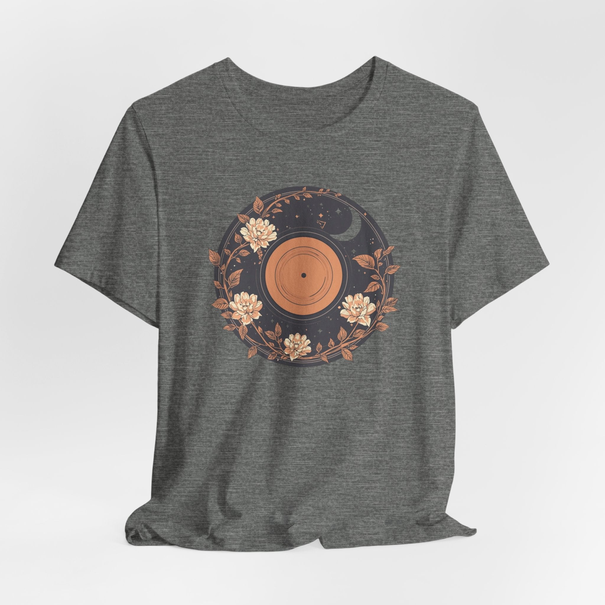 Celestial Vinyl & Wildflowers Graphic T-Shirt